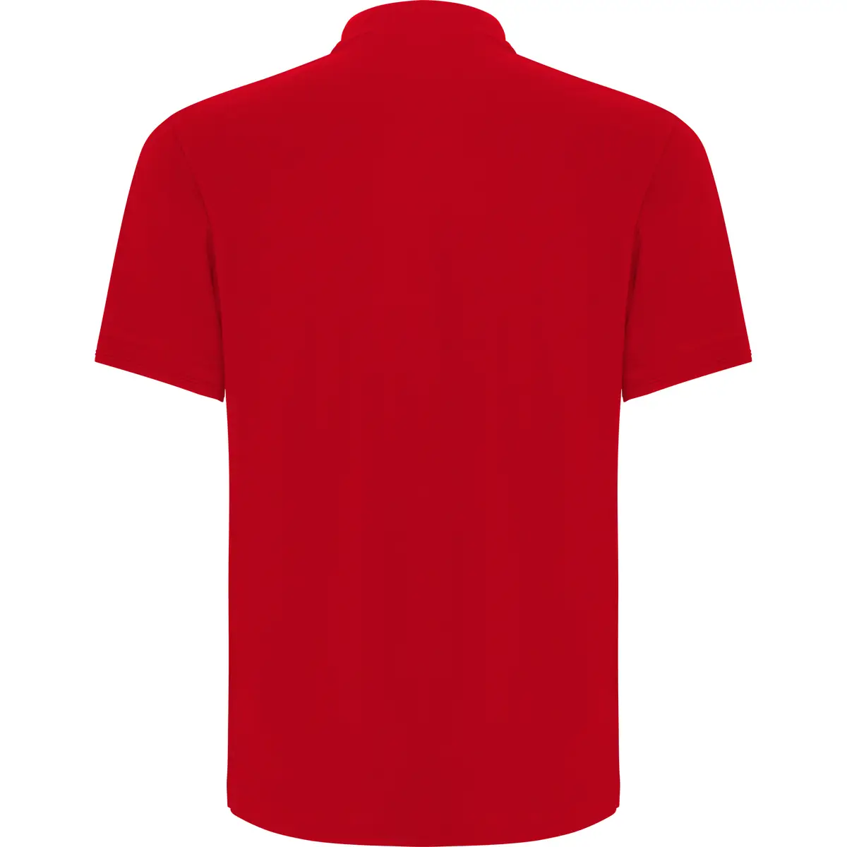 Polo piqué con bolsillo Roly CENTAURO PREMIUM 32 Polo Roly CENTAURO PREMIUM en rojo, vista trasera