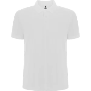 Polo Roly PEGASO PREMIUM en blanco, vista frontal