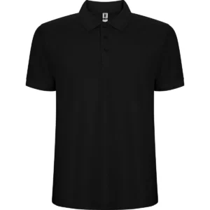 Polo Roly PEGASO PREMIUM en negro, vista frontal