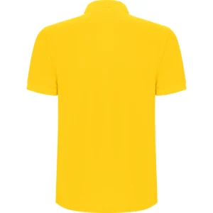 Polo Roly PEGASO PREMIUM en amarillo, vista trasera