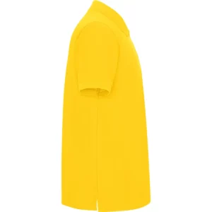 Polo Roly PEGASO PREMIUM en amarillo, vista lateral opuesta