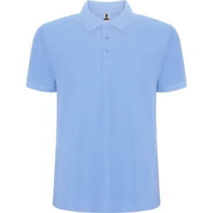 Polo Roly PEGASO PREMIUM en celeste, vista frontal