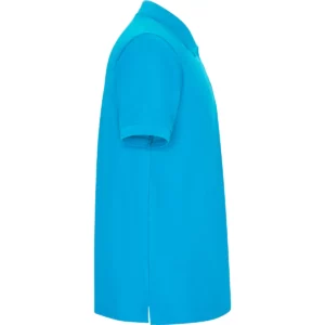 Polo Roly PEGASO PREMIUM en turquesa, vista lateral opuesta