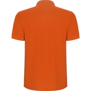 Polo Roly PEGASO PREMIUM en naranja, vista trasera