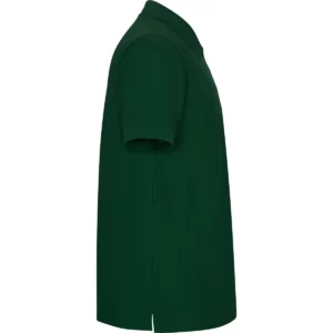Polo Roly PEGASO PREMIUM en verde botella, vista lateral opuesta