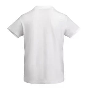 Polo Roly PRINCE en blanco, vista trasera
