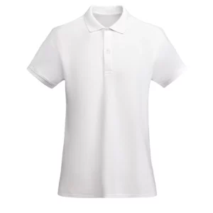 Polo Roly PRINCE WOMAN en blanco, vista frontal