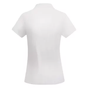 Polo Roly PRINCE WOMAN en blanco, vista trasera