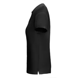Polo Roly PRINCE WOMAN en negro, vista lateral