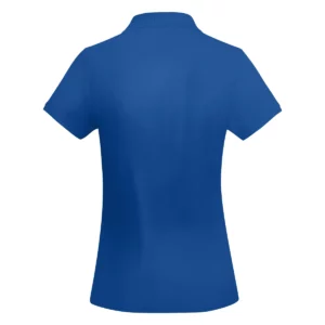 Polo Roly PRINCE WOMAN en azul royal, vista trasera