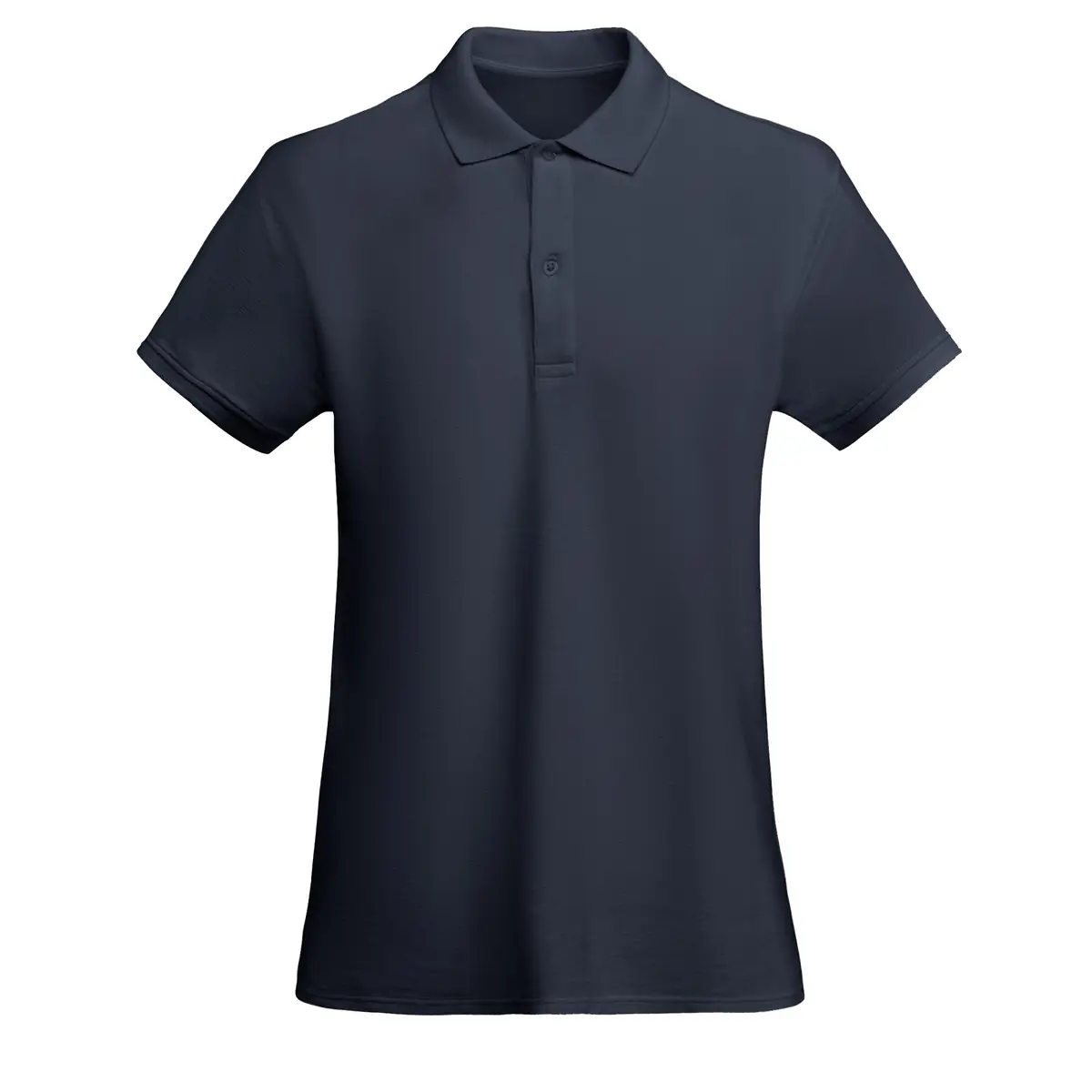 Polo algodón orgánico mujer Roly PRINCE WOMAN 17 Polo Roly PRINCE WOMAN en azul marino, vista frontal