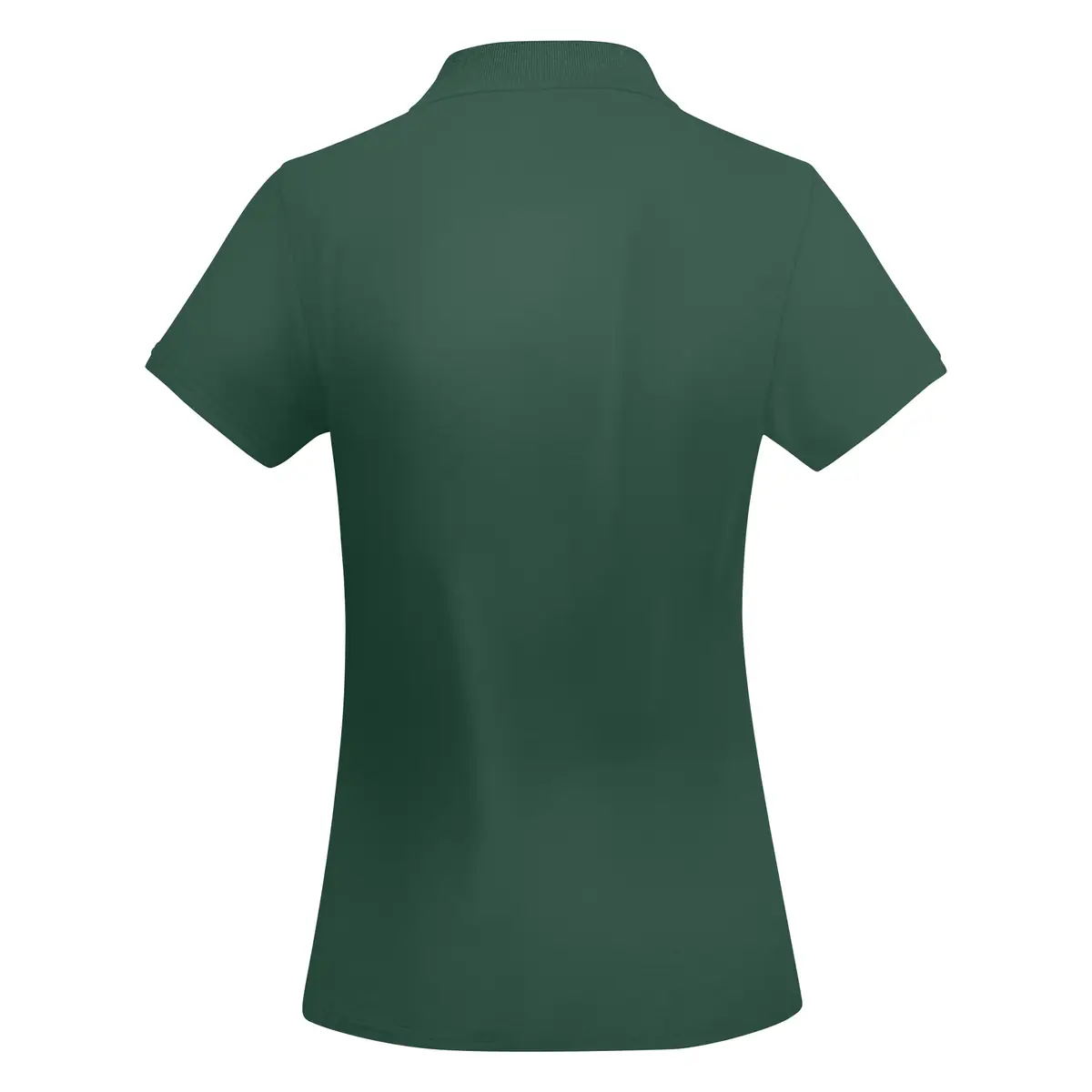 Polo algodón orgánico mujer Roly PRINCE WOMAN 24 Polo Roly PRINCE WOMAN en verde botella, vista trasera