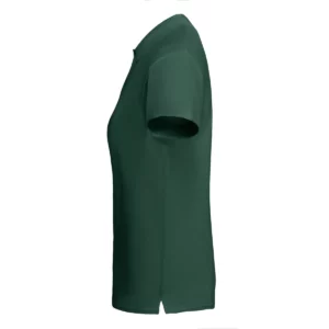 Polo Roly PRINCE WOMAN en verde botella, vista lateral