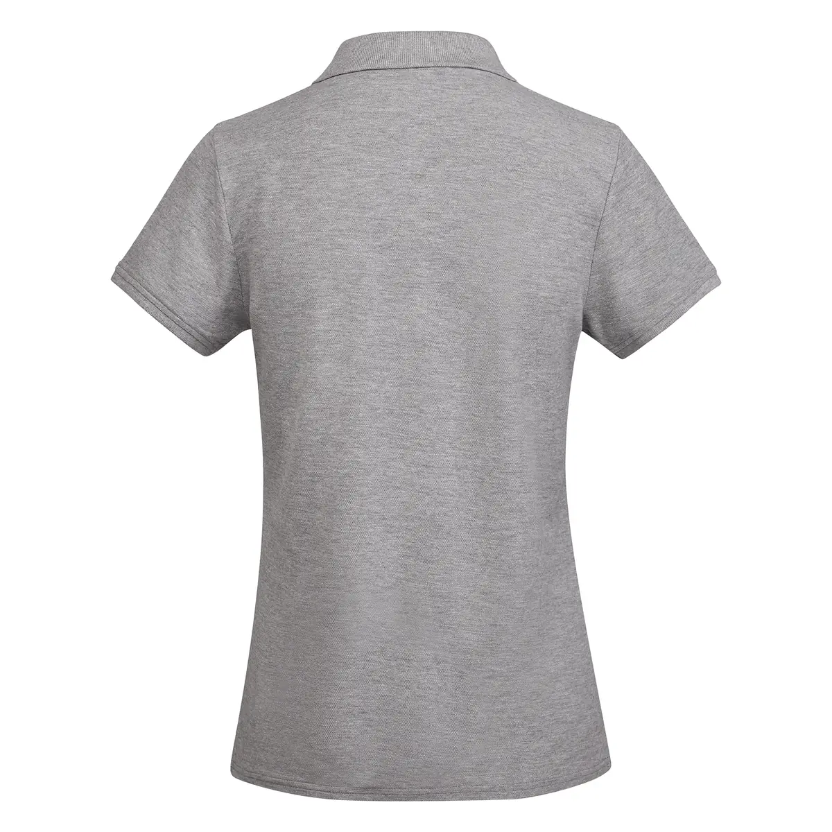 Polo algodón orgánico mujer Roly PRINCE WOMAN 28 Polo Roly PRINCE WOMAN en gris vigoré, vista trasera