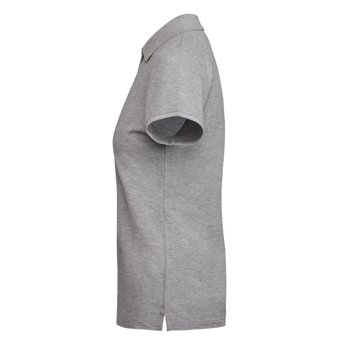 Polo algodón orgánico mujer Roly PRINCE WOMAN 26 Polo Roly PRINCE WOMAN en gris vigoré, vista lateral