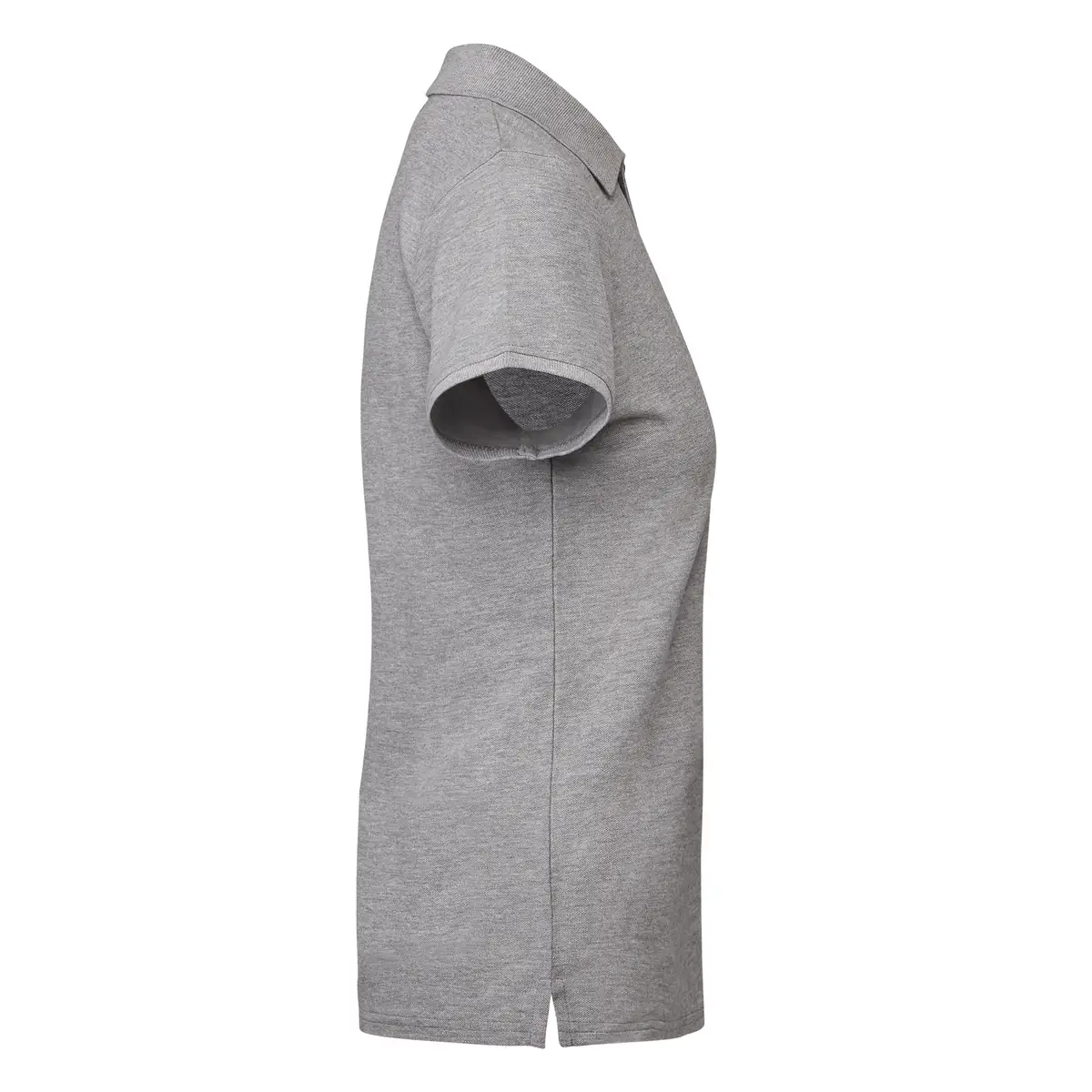 Polo algodón orgánico mujer Roly PRINCE WOMAN 27 Polo Roly PRINCE WOMAN en gris vigoré, vista lateral opuesta