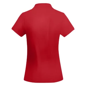 Polo Roly PRINCE WOMAN en rojo, vista trasera