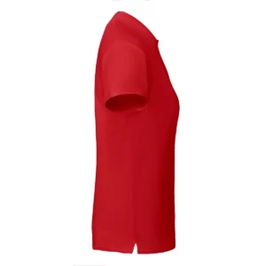Polo Roly PRINCE WOMAN en rojo, vista lateral opuesta
