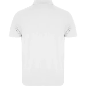 Polo Roly AUSTRAL en blanco, vista trasera