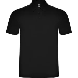 Polo Roly AUSTRAL en negro, vista frontal