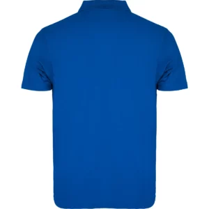 Polo Roly AUSTRAL en azul royal, vista trasera