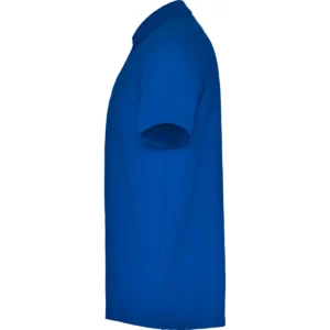 Polo Roly AUSTRAL en azul royal, vista lateral