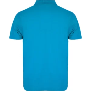 Polo Roly AUSTRAL en turquesa, vista trasera