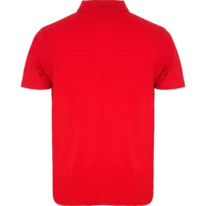 Polo Roly AUSTRAL en rojo, vista trasera