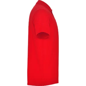 Polo Roly AUSTRAL en rojo, vista lateral opuesta