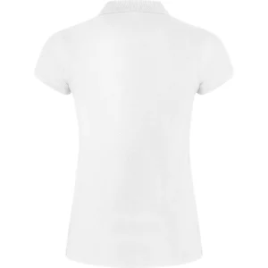 Polo Roly STAR WOMAN en blanco, vista trasera