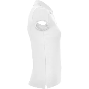 Polo Roly STAR WOMAN en blanco, vista lateral opuesta