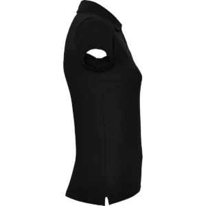 Polo Roly STAR WOMAN en negro, vista lateral opuesta