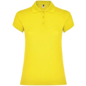 Polo Roly STAR WOMAN en amarillo, vista frontal