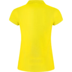 Polo Roly STAR WOMAN en amarillo, vista trasera