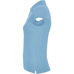 Polo Roly STAR WOMAN en celeste, vista lateral
