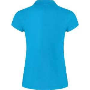 Polo Roly STAR WOMAN en turquesa, vista trasera