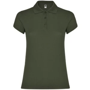 Polo Roly STAR WOMAN en verde aventura, vista frontal