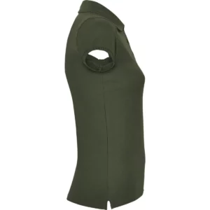 Polo Roly STAR WOMAN en verde aventura, vista lateral opuesta