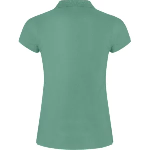Polo Roly STAR WOMAN en menta oscuro, vista trasera