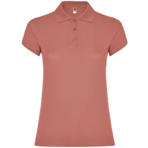 Polo Roly STAR WOMAN en rojo pálido, vista frontal