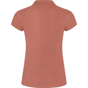 Polo Roly STAR WOMAN en rojo pálido, vista trasera