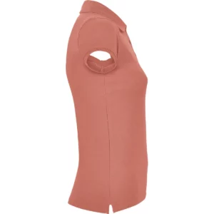 Polo Roly STAR WOMAN en rojo pálido, vista lateral opuesta