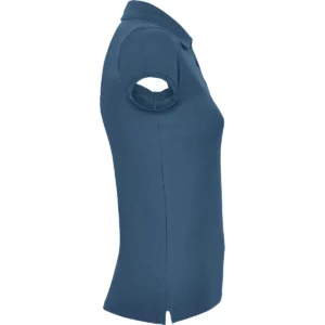 Polo Roly STAR WOMAN en azul tormenta, vista lateral opuesta