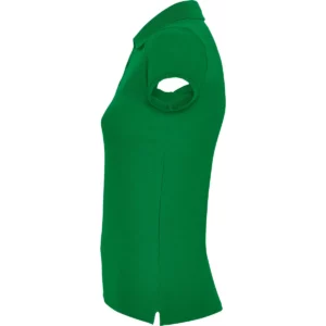 Polo Roly STAR WOMAN en verde tropical, vista lateral