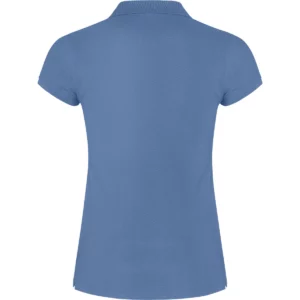 Polo Roly STAR WOMAN en azul riviera, vista trasera