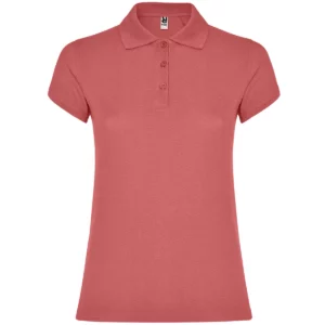 Polo Roly STAR WOMAN en rojo crisantemo, vista frontal