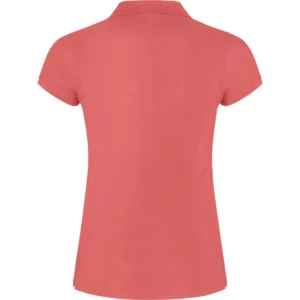 Polo Roly STAR WOMAN en rojo crisantemo, vista trasera