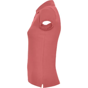 Polo Roly STAR WOMAN en rojo crisantemo, vista lateral