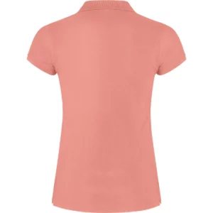 Polo Roly STAR WOMAN en naranja clay, vista trasera