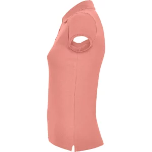 Polo Roly STAR WOMAN en naranja clay, vista lateral